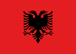 National flag of Albania